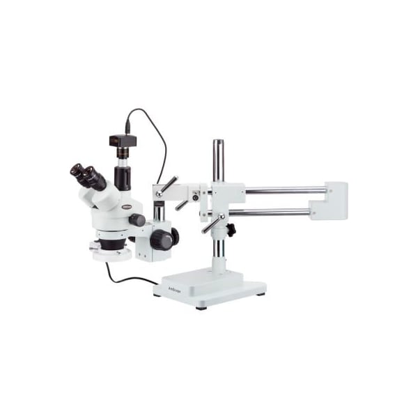 AmScope SM-4TZ-FRL-10M 3.5X-90X Inspection Zoom Stereo Microscope with 10MP USB Camera